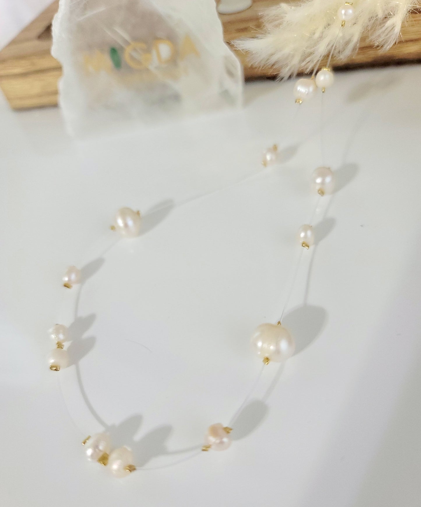 Invisible Pearl Necklace
