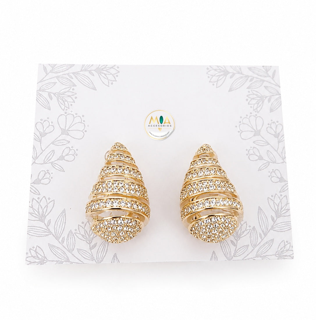 Golden Radiance Earrings