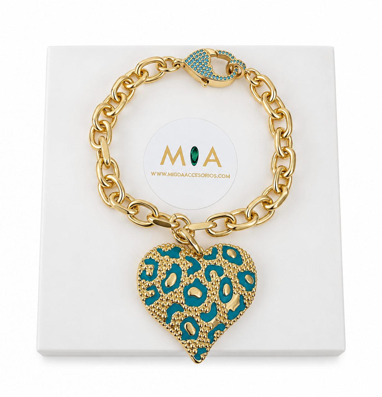 Golden Wild Heart Bracelet