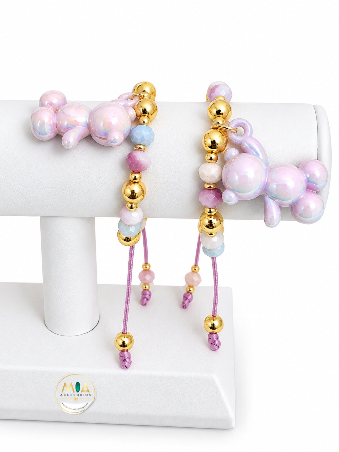 Blush Teddy Bracelet
