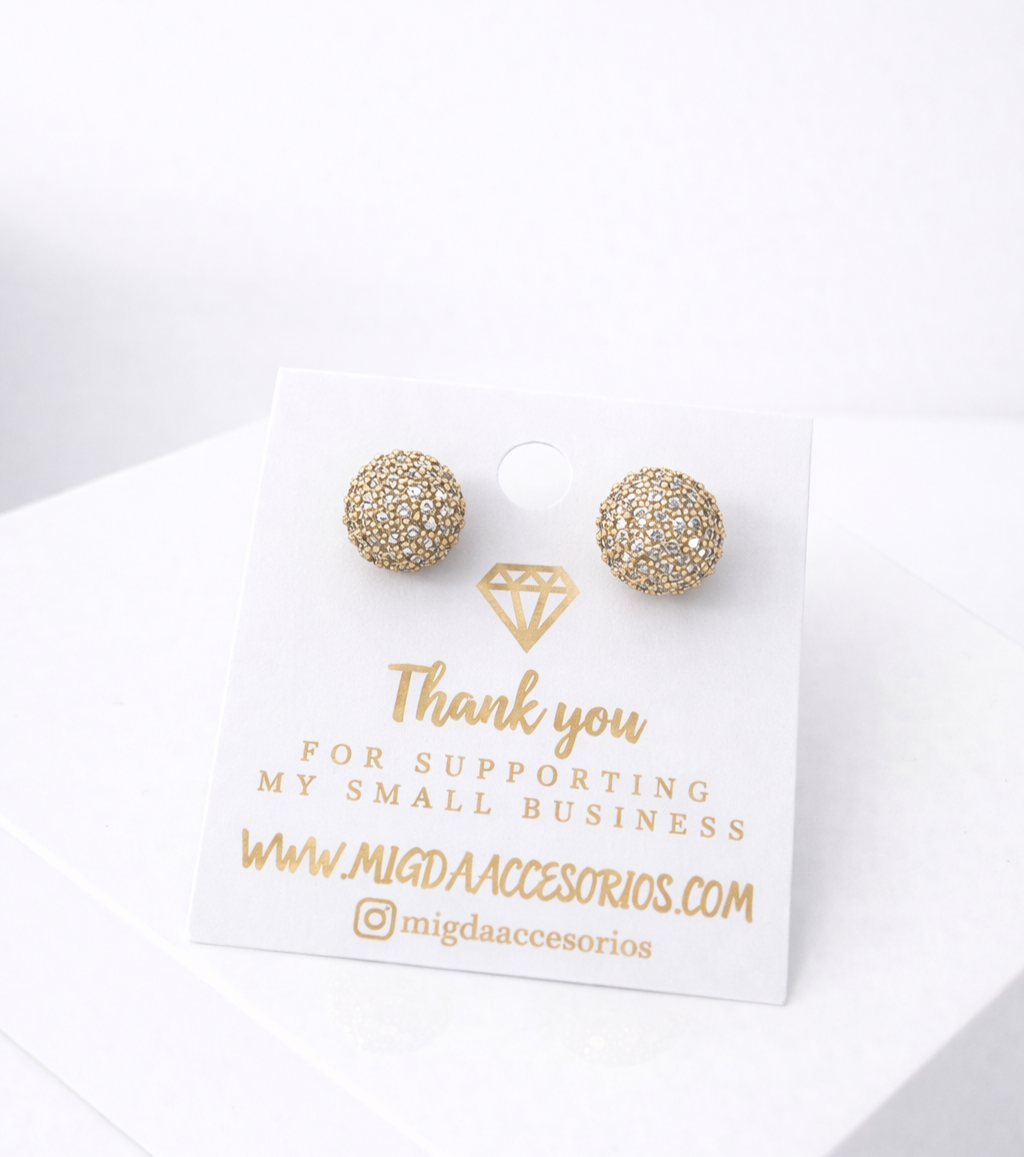 Stone Basics Earrings - Pink Zirconia Studs