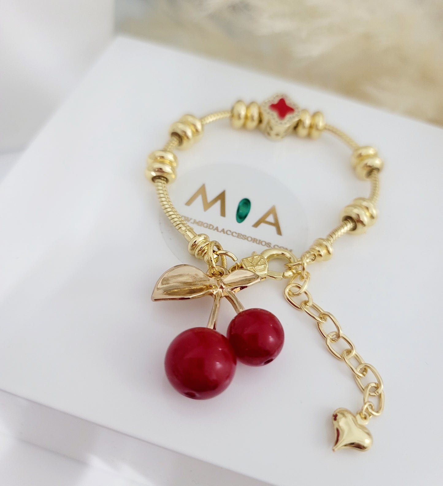 Cherry Bracelet