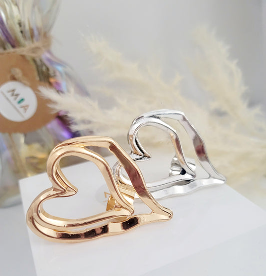 Maxi Heart open Ring