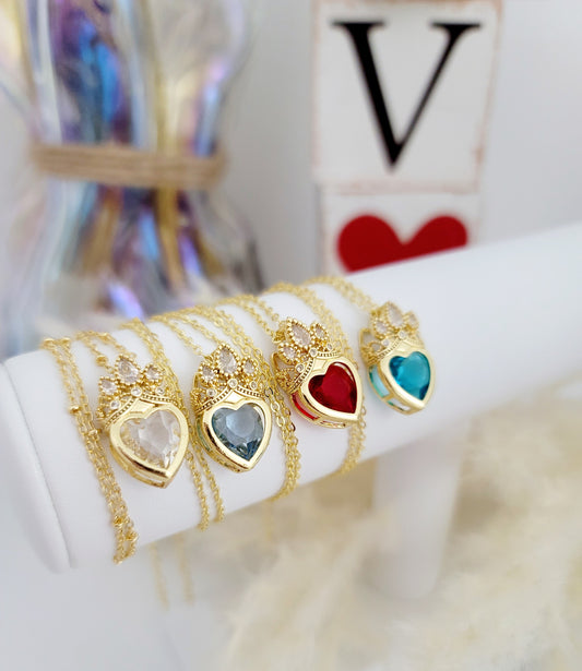Heart Crown Choker (Individual)