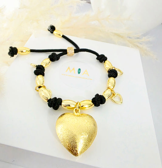 Golden Heart Bracelet