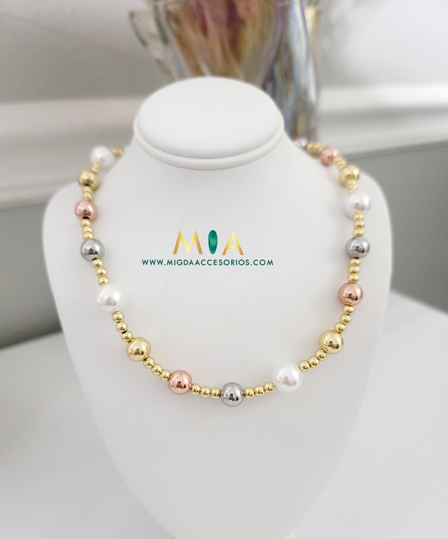 Pearl- Balls- Necklace