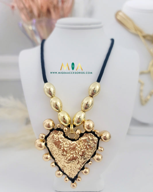 Abstract Heart Necklace