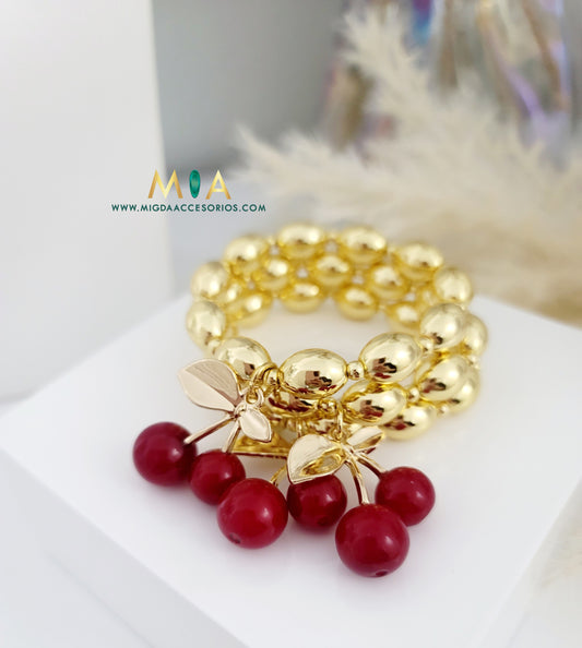 Cherry Bracelet Individual