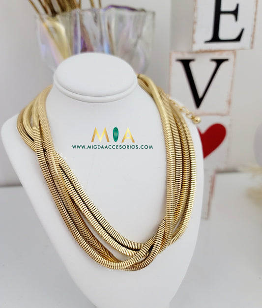 Chunky gold Choker (Set4)