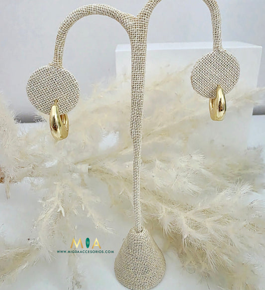 Shine Earrings - Gold Plated Click