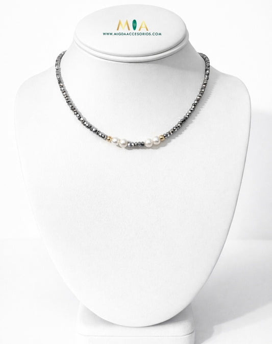 Beaded Crystal Necklace