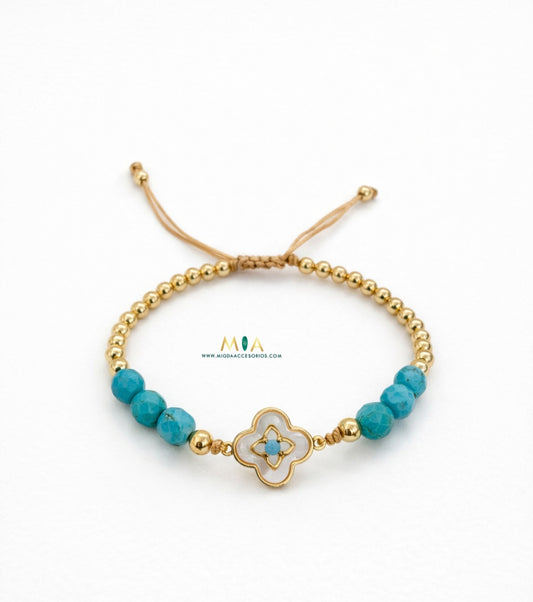 Clover Bracelet - 18k Gold Plated