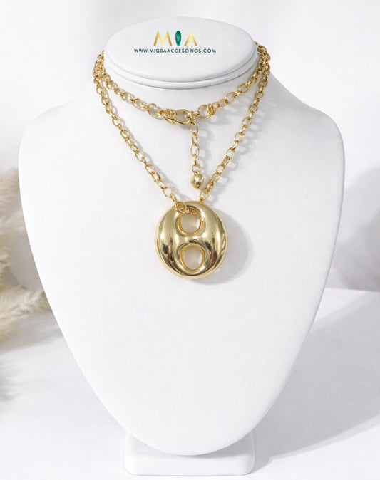 Golden Eclipse Necklace