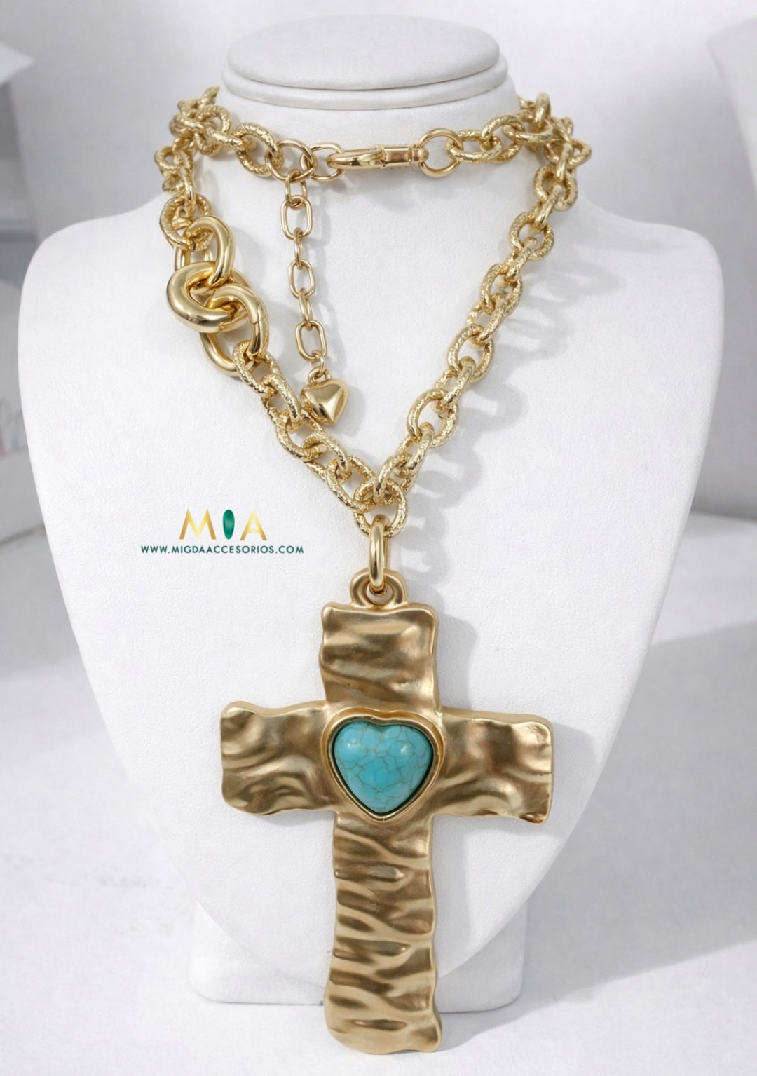 Chunky Cross Necklace