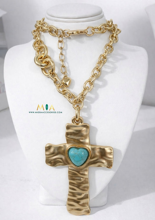 Chunky Cross Necklace
