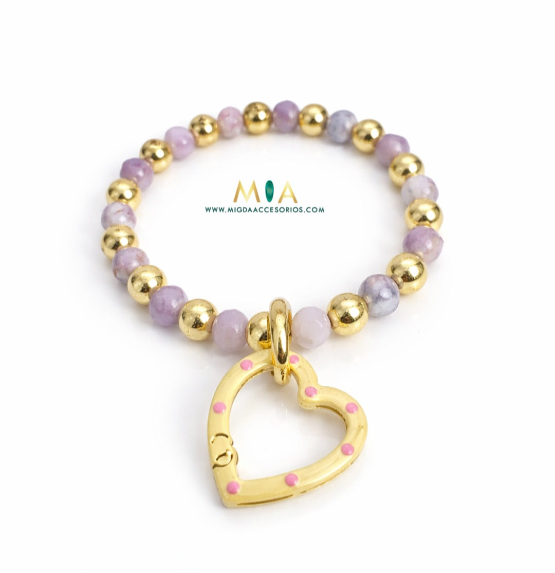 Spring Blush Bracelet - Chic Elastic Design