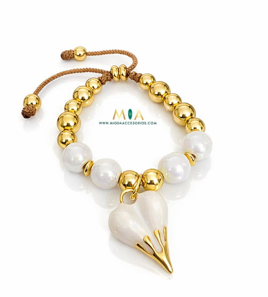 Golden Snow Bracelet