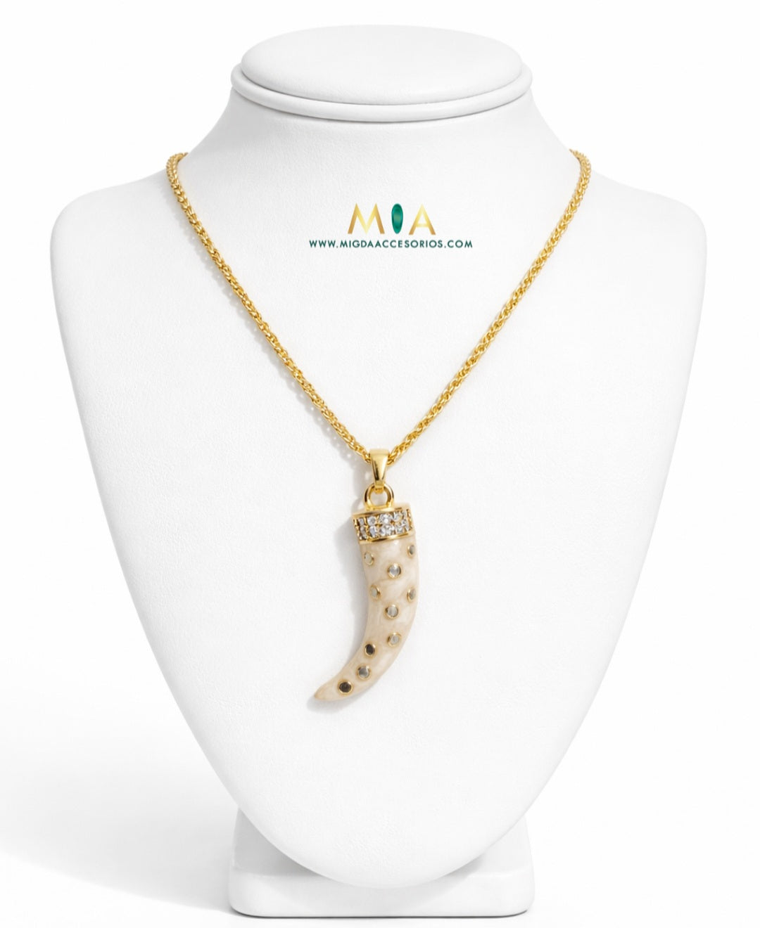 Ivory Horn Necklace