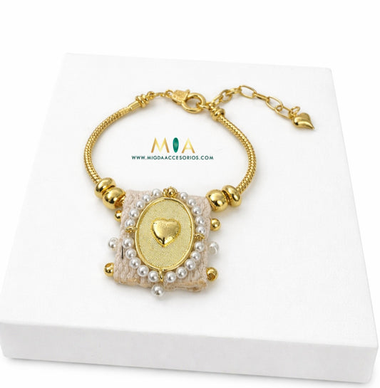 Blush Heart Bracelet