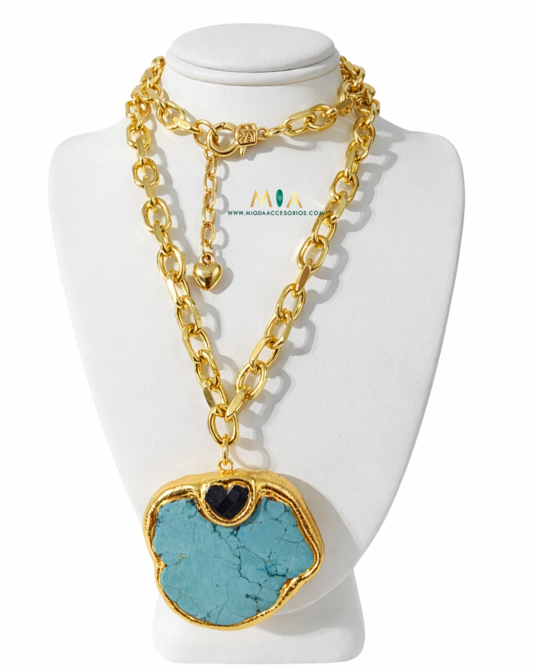 Turquoise Luxe Necklace (Maxi)