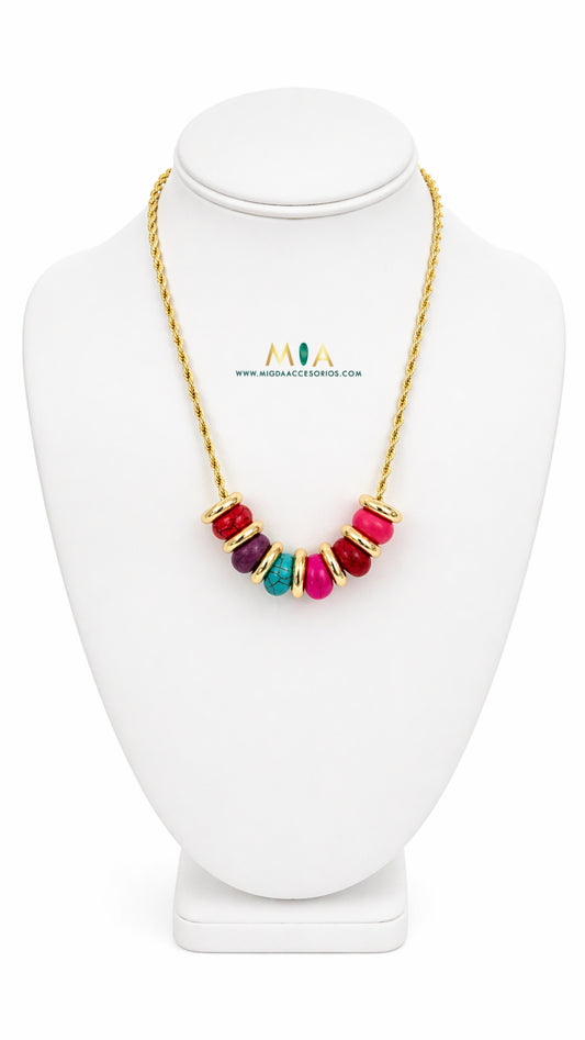 Color Pop Beaded Necklace