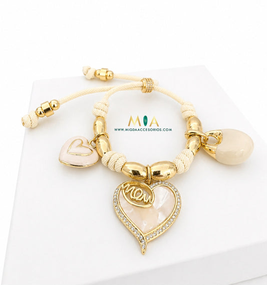 MoM Bracelet – 18K Gold Plated