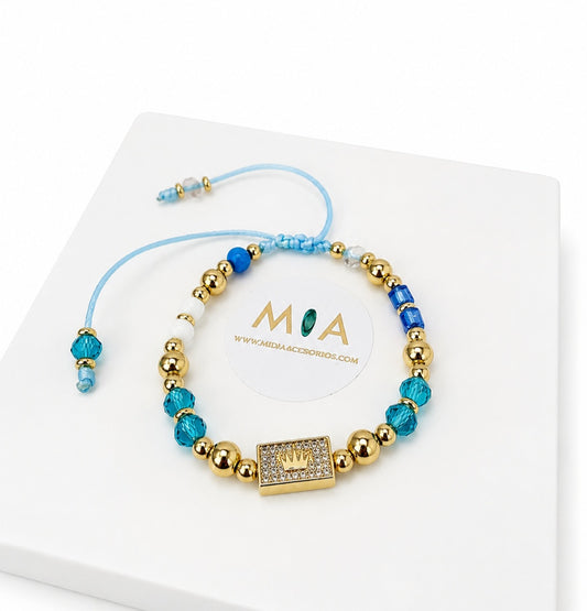 Royal Blue Crystal Bracelet