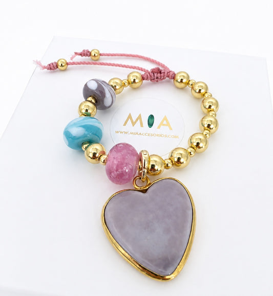 Lavender Candy Bracelet