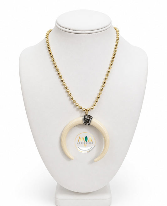 Ivory Crescent Necklace
