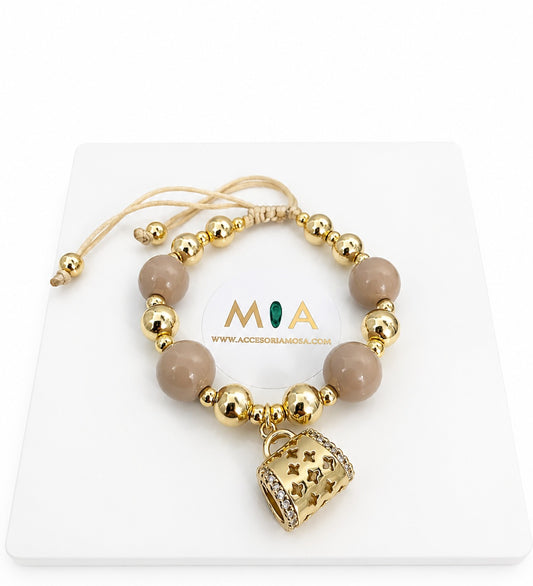 Golden Mocha Bracelet