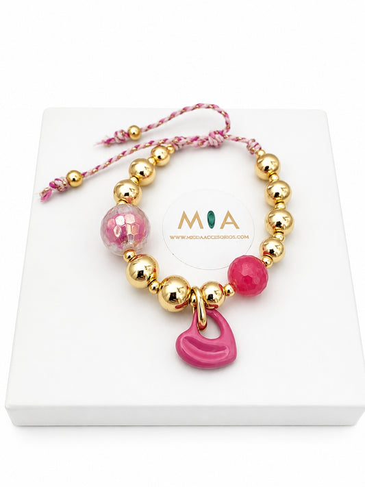 Bubble Pink Bracelet