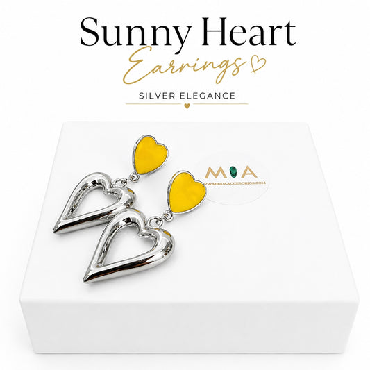 Sunny Heart Earrings