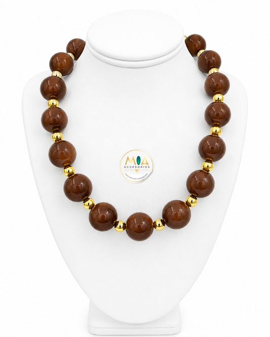 Coffee Glow Necklace