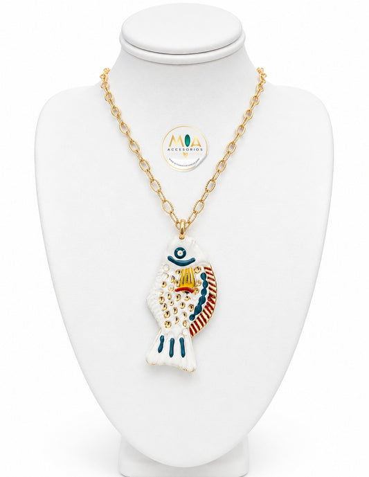 Fish Jewel Necklace