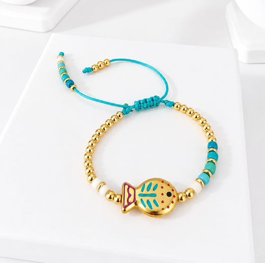 Golden Fish Bracelet