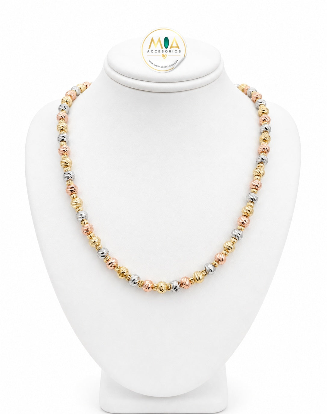 Tricolor Elegance Necklace
