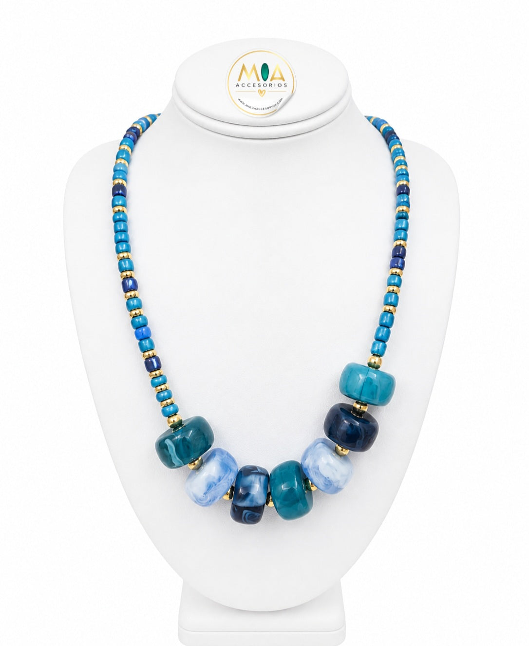 Blue Tones Chic Necklace