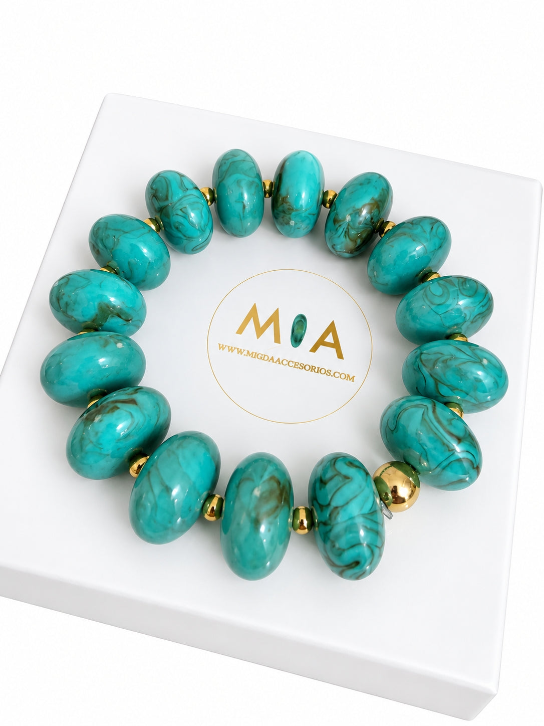 Turquoise Marble Bracelet