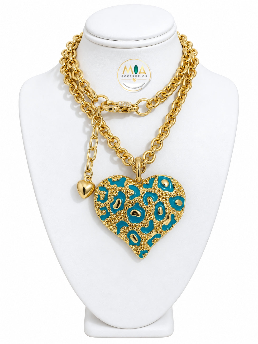 Golden Wild Heart Necklace