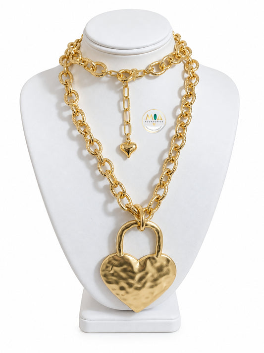 Golden Heart Necklace