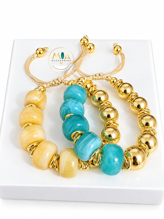 Golden Harmony Bracelets