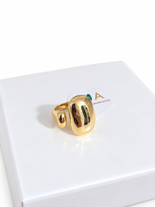 Golden Aura Statement Ring