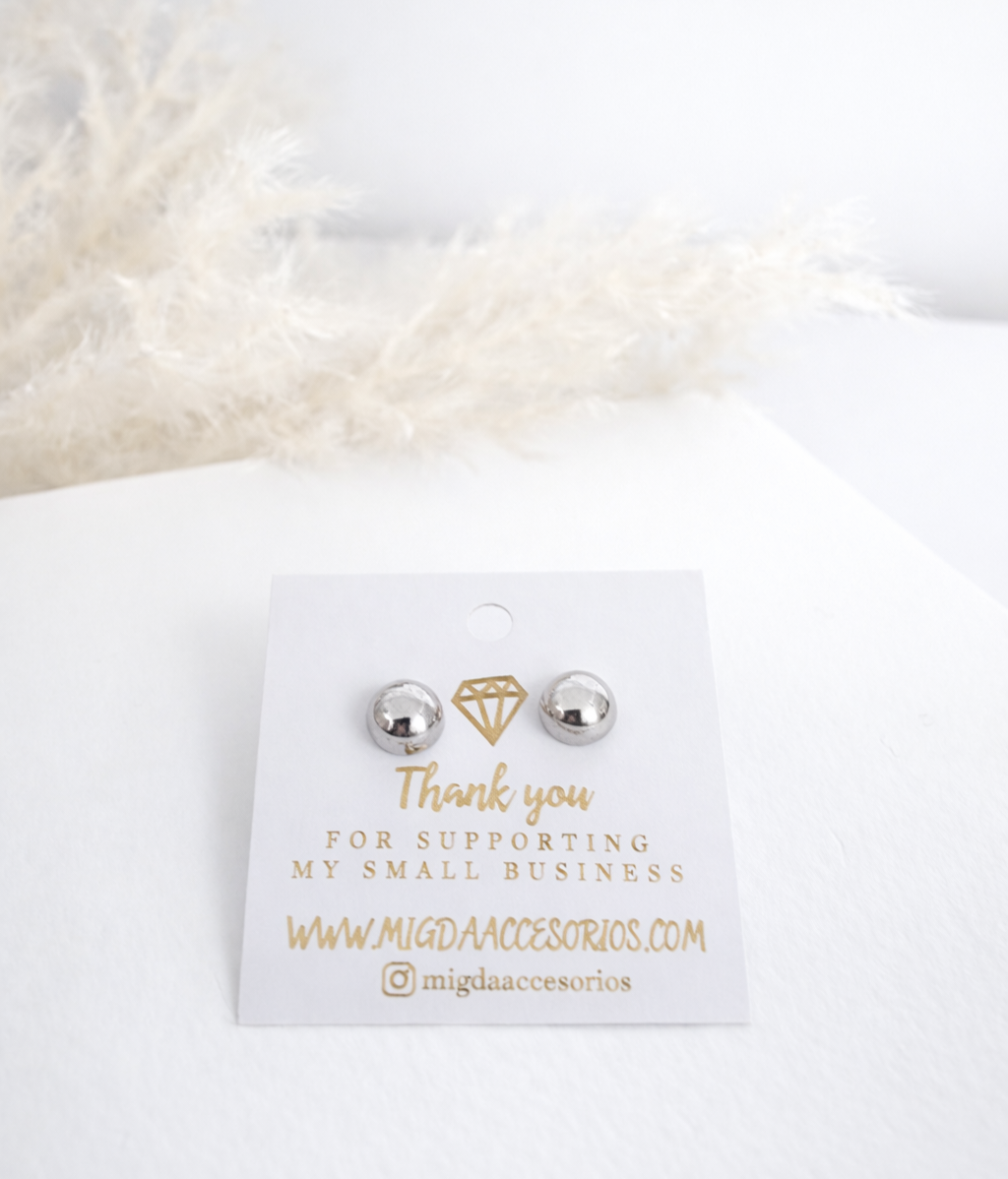 Minimal Silver Earrings