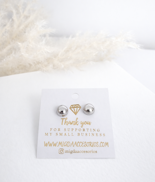 Minimal Silver Earrings